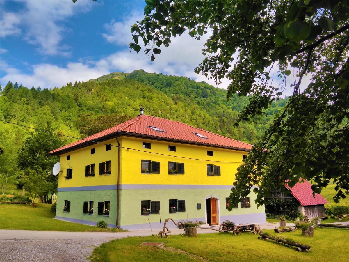 Apartmaji Pr-Gujlu Sela Nad Podmelcem 5220 Tolmin Podmelec Exterior photo